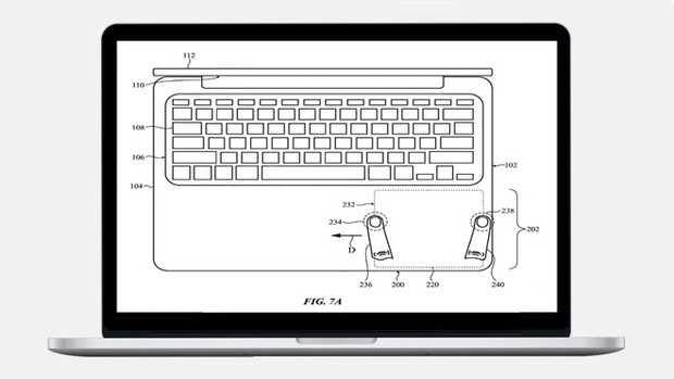 Những ý tưởng điên rồ của Apple nhằm mang tính năng cảm ứng lên MacBook - Ảnh 1.