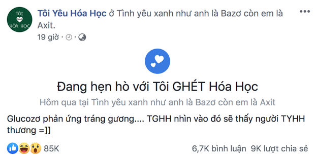 Admin Tôi Ghét Hoá Học sáng tác thơ đáp trả màn tỏ tình ngọt ngào của Tôi Yêu Hoá học cực gắt, đối thủ nghe xong chỉ biết câm nín - Ảnh 1.