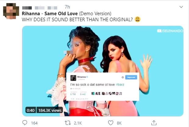 Suddenly leaked the Same Old Love demo sung by Rihanna, netizens confirmed that Selena Gomez's official version is considered gone?  - Photo 3.