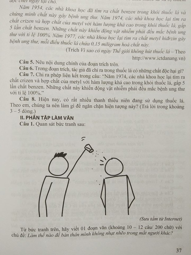Đề thi Ngữ văn siêu mặn của giáo viên khiến học trò cười ngất, nhưng chất nhất vẫn là những lời phản bác của học trò - Ảnh 1.