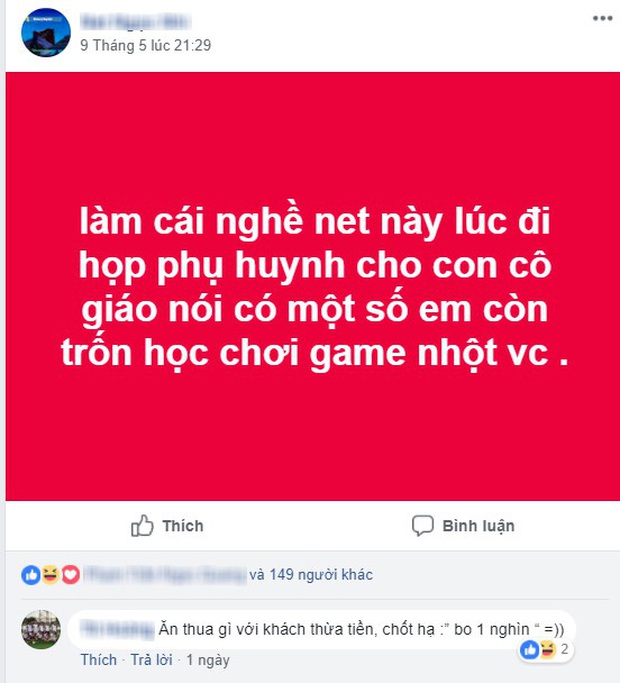 Tâm sự chủ quán net: “Đi họp phụ huynh, tôi sợ người ta biết cái nghề tôi đang làm - Ảnh 3.