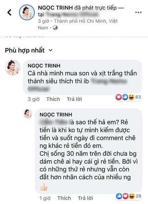 Ngọc Trinh đáp trả khi bị nghi PR đồ trộn kém chất lượng: Sống 30 năm trên đời chưa dám chê ai rẻ tiền - Ảnh 3.