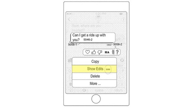 Bằng sáng chế cho thấy iMessage có thể chỉnh sửa tin nhắn đã gửi trong tương lai - Ảnh 1.