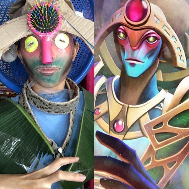 Cosplay phong cách cây nhà lá vườn, nữ game thủ Việt bất ngờ được cộng đồng quốc tế hết lời khen ngợi - Ảnh 1. Cosplay phong cách cây nhà lá vườn, nữ game thủ Việt bất ngờ được cộng đồng quốc tế hết lời khen ngợi - Ảnh 1.