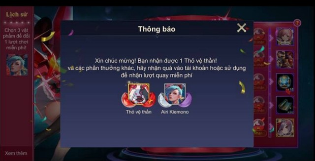 Liên Quân Mobile: Game thủ ăn hôi trúng được ngay skin SS nhờ vòng quay Violet Vệ Thần - Ảnh 7. Liên Quân Mobile: Game thủ ăn hôi trúng được ngay skin SS nhờ vòng quay Violet Vệ Thần - Ảnh 7.
