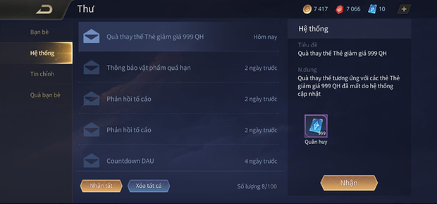 Liên Quân Mobile: Game thủ được Garena bonus thêm 999 Quân Huy sau vụ xóa Rương skin - Ảnh 3.