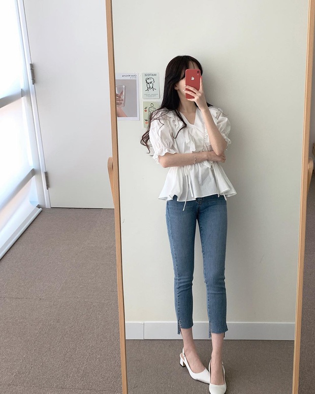 Có một kiểu áo blouse đi qua bao mùa Hè rồi vẫn hot, diện lên cực sang và còn tạo hiệu ứng dáng mi nhon hẳn - Ảnh 7.