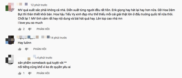 Trấn Thành - Hương Giang khen ngợi tới tấp, Hoà Minzy - Đức Phúc thì PR triệt để còn netizen thẳng thắn nhận xét MV mới của Erik nhạt! - Ảnh 14.