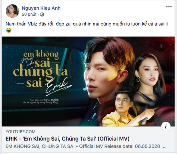 Trấn Thành - Hương Giang khen ngợi tới tấp, Hoà Minzy - Đức Phúc thì PR triệt để còn netizen thẳng thắn nhận xét MV mới của Erik nhạt! - Ảnh 10.