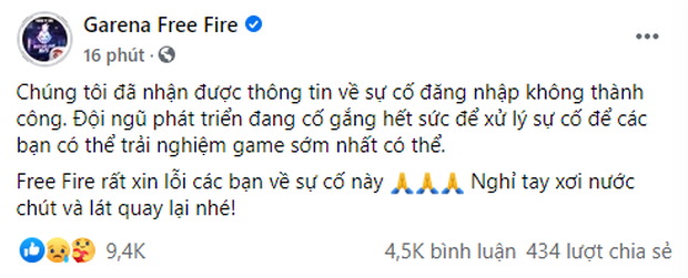 Vừa bảo trì xong Free Fire lại tiếp tục bị sự cố đăng nhập, game thủ lầy lội đòi quà đền bù từ Garena! - Ảnh 3.