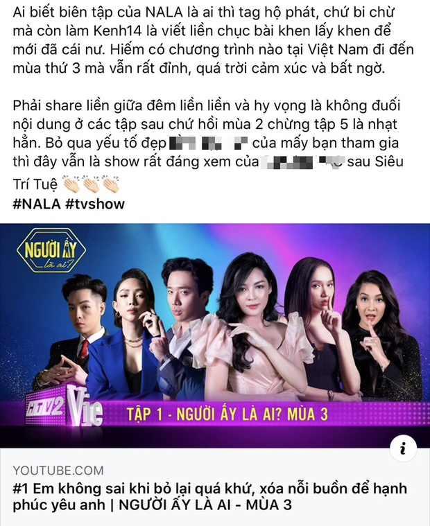 Dân tình share điên đảo khiến tập 1 Người ấy là ai mùa 3 tăng view liên tục, đe dọa top 1 Trending của Erik - Ảnh 4.