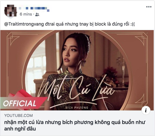 BigDaddy, Orange và netizen đồng loạt ca ngợi MV Một Cú Lừa của Bích Phương, lừa người ta thế này bảo sao @traitimtrongvang bị block! - Ảnh 9. BigDaddy, Orange và netizen đồng loạt ca ngợi MV Một Cú Lừa của Bích Phương, lừa người ta thế này bảo sao @traitimtrongvang bị block! - Ảnh 9.