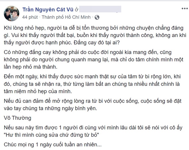 Trương Quỳnh Anh xác nhận từng cố gắng tái hợp nhưng bất thành, Tim liền đăng dòng trạng thái đầy ẩn ý - Ảnh 2.