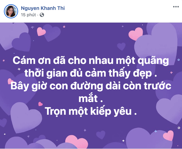 Giữa đêm Khánh Thi gây hoang mang khi đăng status tâm trạng về tình yêu, kéo xuống đọc bình luận mới vỡ lẽ ngọn nguồn - Ảnh 2.