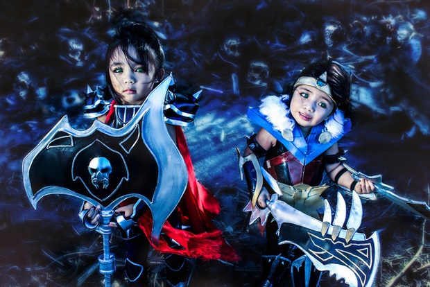 Bối rối với bộ ảnh cosplay LMHT phiên bản nhí cực đáng yêu khiến người xem loay hoay đoán đây là tướng nào - Ảnh 1.