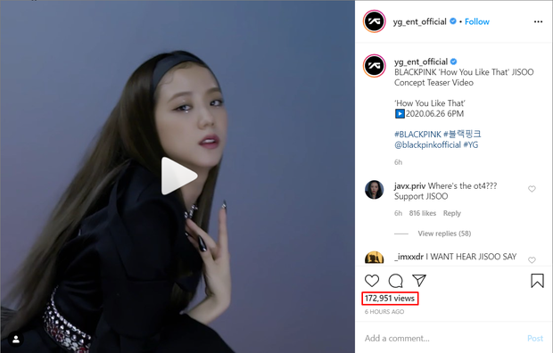 “Chốt đơn” chuỗi teaser của BLACKPINK: Jennie, Rosé like ảnh lẹt đẹt nhưng lại “phá đảo” mảng view, visual của Jisoo hóa ra không gây bão như tưởng tượng? - Ảnh 34. “Chốt đơn” chuỗi teaser của BLACKPINK: Jennie, Rosé like ảnh lẹt đẹt nhưng lại “phá đảo” mảng view, visual của Jisoo hóa ra không gây bão như tưởng tượng? - Ảnh 34.