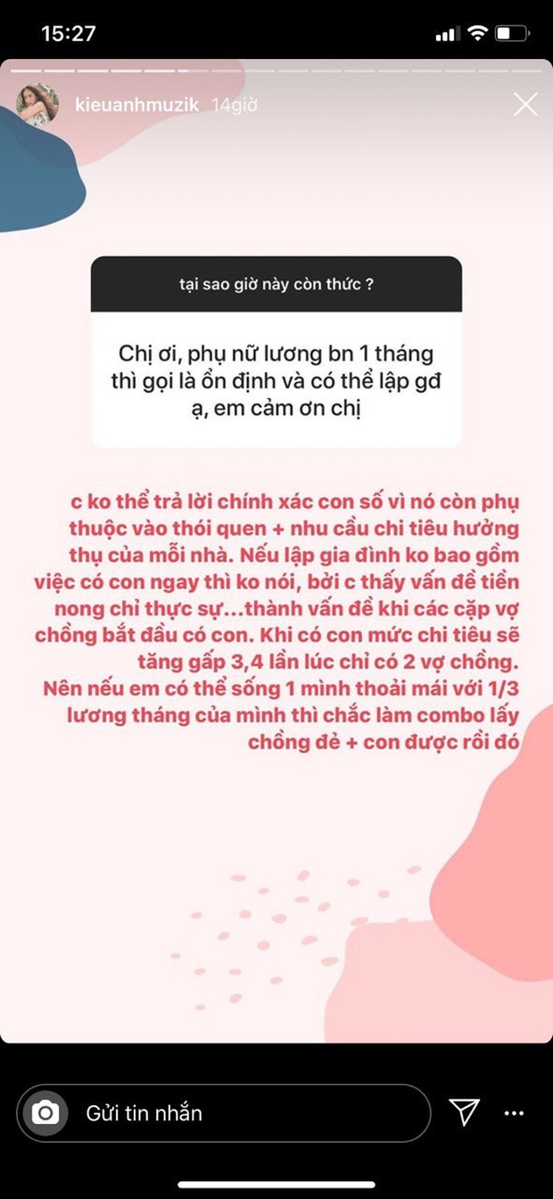 Phụ nữ sống một mình thoải mái với 1/3 lương tháng thì mới nên nghĩ tới chuyện lấy chồng đẻ con - Ảnh 2. Phụ nữ sống một mình thoải mái với 1/3 lương tháng thì mới nên nghĩ tới chuyện lấy chồng đẻ con - Ảnh 2.