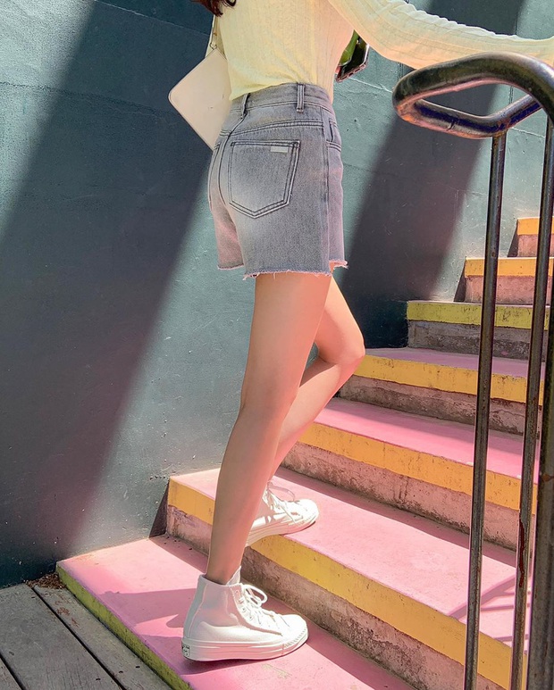Nhắn nhủ chị em kiểu jean short chuẩn từng vóc dáng: Đùi to đến mấy cũng có dáng quần dành riêng cho mình - Ảnh 2.