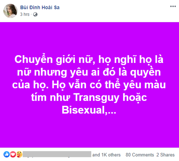 Hoài Sa ngầm phản đối khi Hương Giang khẳng định người chuyển giới nữ chỉ yêu trai thẳng? - Ảnh 4.