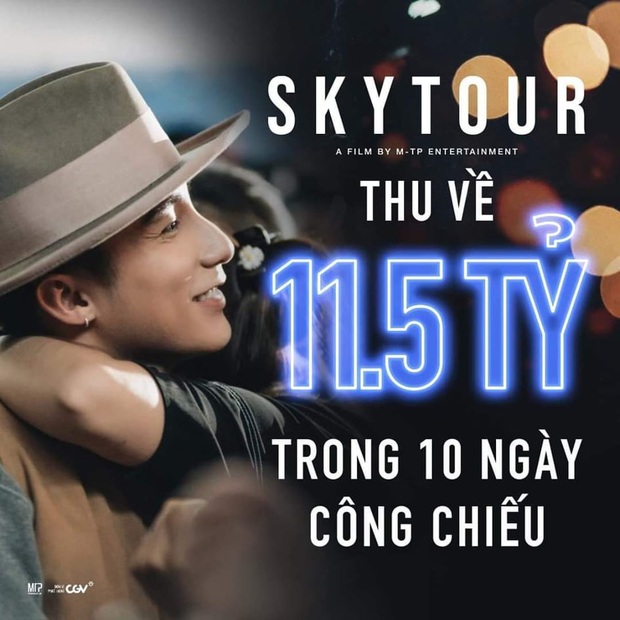 Sơn Tùng MTP và SKY TOUR chốt sổ 11,5 tỷ sau 10 ngày công chiếu - Ảnh 1.