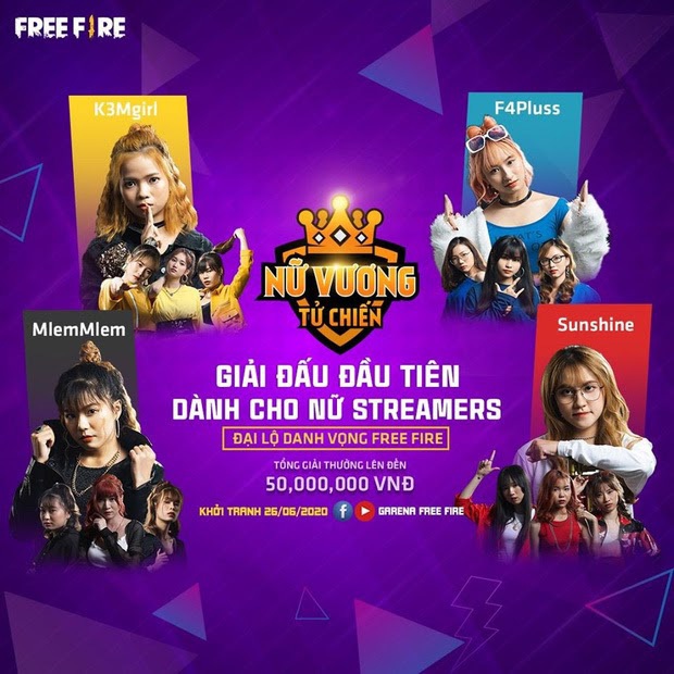 Ngắm nhìn nhan sắc 16 bóng hồng tại Nữ vương đại chiến - giải đấu Free Fire đầu tiên dành cho các nữ streamer - Ảnh 1.