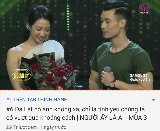 Người ấy là ai lập hattrick khi có tới 3 tập liên tiếp đạt top 1 trending Youtube - Ảnh 3. Người ấy là ai lập hattrick khi có tới 3 tập liên tiếp đạt top 1 trending Youtube - Ảnh 3.