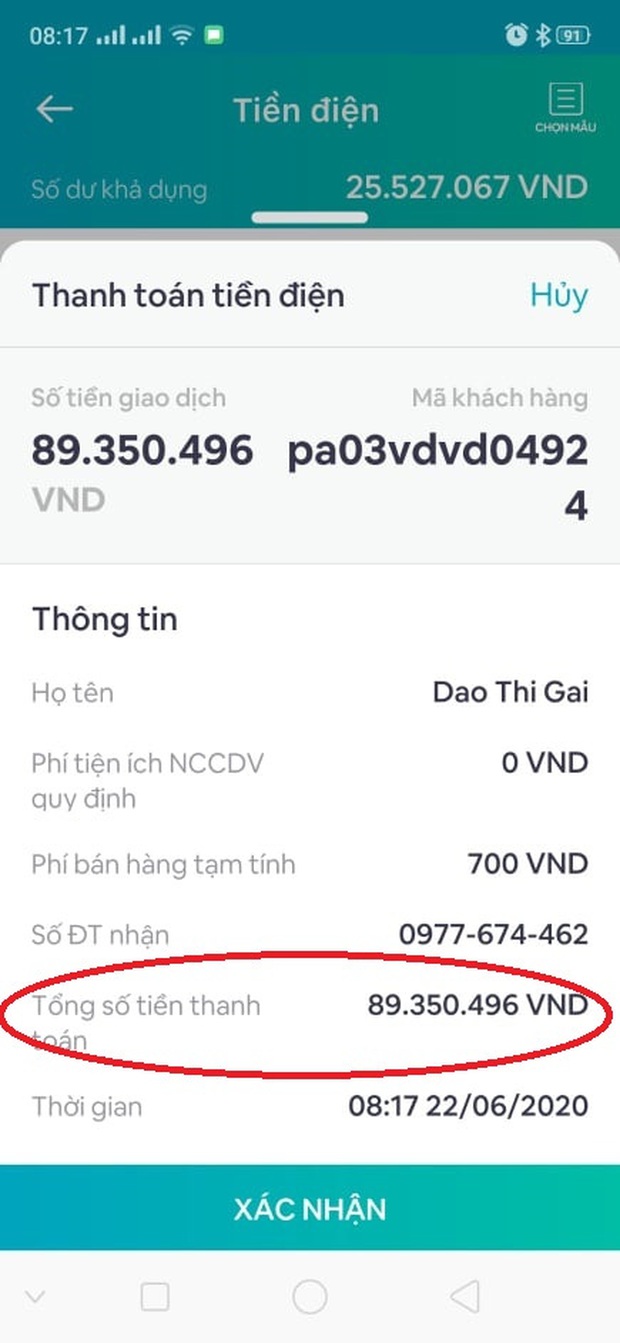 Vụ hộ dân nhận hóa đơn tiền điện gần 90 triệu/tháng: Tạm đình chỉ Trưởng phòng Kinh doanh Điện lực Vân Đồn - Ảnh 1.