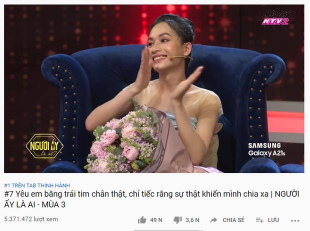 Người ấy là ai lập hattrick khi có tới 3 tập liên tiếp đạt top 1 trending Youtube - Ảnh 2. Người ấy là ai lập hattrick khi có tới 3 tập liên tiếp đạt top 1 trending Youtube - Ảnh 2.