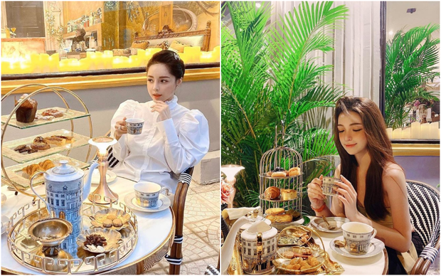 Tình cờ phát hiện Khánh Hà - bồ thiếu gia Phan Hoàng giống hệt một gái xinh trên mạng, có khi mặc cùng đồ check-in cùng 1 quán trà - Ảnh 15. Tình cờ phát hiện Khánh Hà - bồ thiếu gia Phan Hoàng giống hệt một gái xinh trên mạng, có khi mặc cùng đồ check-in cùng 1 quán trà - Ảnh 15.