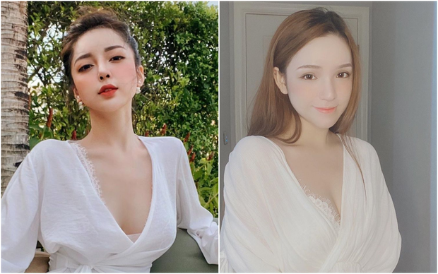 Tình cờ phát hiện Khánh Hà - bồ thiếu gia Phan Hoàng giống hệt một gái xinh trên mạng, có khi mặc cùng đồ check-in cùng 1 quán trà - Ảnh 11. Tình cờ phát hiện Khánh Hà - bồ thiếu gia Phan Hoàng giống hệt một gái xinh trên mạng, có khi mặc cùng đồ check-in cùng 1 quán trà - Ảnh 11.