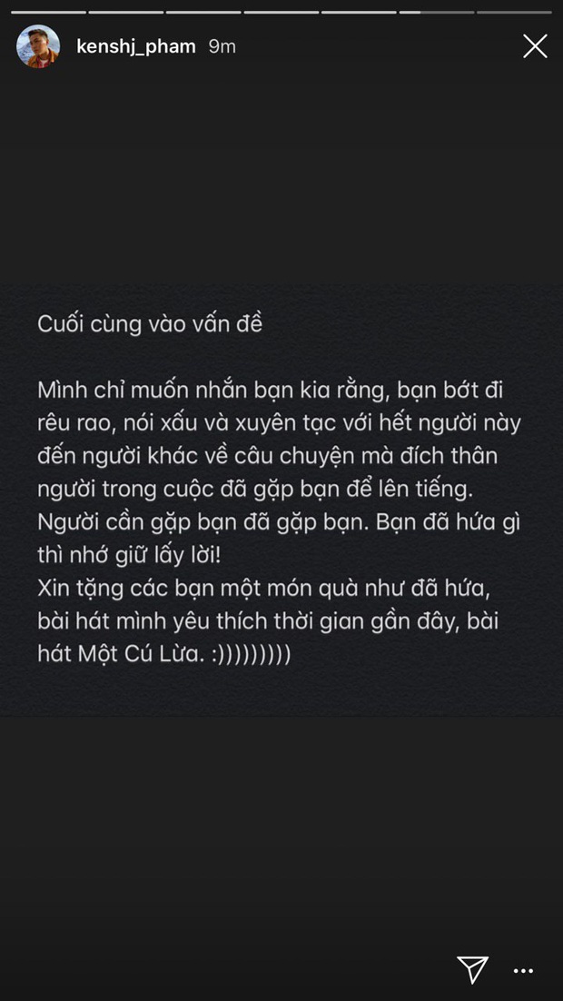 Kenshj hẹn dân mạng ra gốc mít hóng “phốt” nhưng cuộc gọi lúc nửa đêm của Quỳnh Anh Shyn khiến tất cả quay xe đi về? - Ảnh 2. Kenshj hẹn dân mạng ra gốc mít hóng “phốt” nhưng cuộc gọi lúc nửa đêm của Quỳnh Anh Shyn khiến tất cả quay xe đi về? - Ảnh 2.