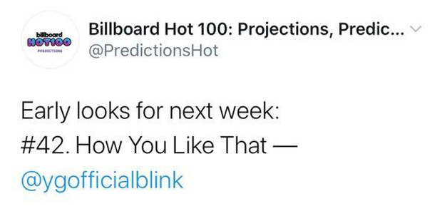 Dự đoán thứ hạng debut How You Like That trên Billboard: Người cho rằng BLACKPINK sẽ phá kỉ lục, kẻ đưa ra vị trí thấp tè làm fan hoang mang - Ảnh 2. Dự đoán thứ hạng debut How You Like That trên Billboard: Người cho rằng BLACKPINK sẽ phá kỉ lục, kẻ đưa ra vị trí thấp tè làm fan hoang mang - Ảnh 2.