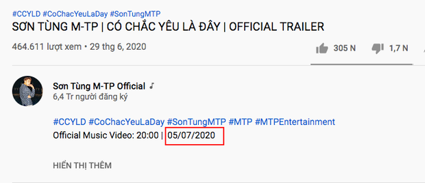 Góc bối rối: Sau 1 năm mới tung teaser comeback, Sơn Tùng M-TP run tay tới mức ghi sai cả ngày phát hành MV? - Ảnh 3. Góc bối rối: Sau 1 năm mới tung teaser comeback, Sơn Tùng M-TP run tay tới mức ghi sai cả ngày phát hành MV? - Ảnh 3.