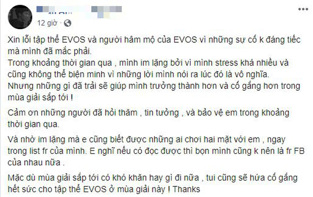 Biến căng: Tuyển thủ EVOS bị tố quan hệ không trong sáng với fan girl, trong ví lúc nào cũng có áo mưa - Ảnh 6.