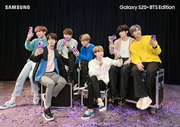 Sau phiên bản giới hạn Galaxy A80 BlackPink Edition, Samsung lại cho ra mắt Galaxy S20+ phiên bản BTS sắc tím đang gây sốt trong cộng đồng ARMY tại Việt Nam - Ảnh 2.