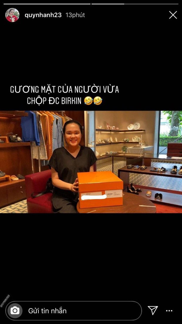 Quỳnh Anh - ái nữ cựu chủ tịch CLB Sài Gòn sắm túi Hermes hơn 500 triệu để... lấy hộp đựng bỉm cho con sắp sinh - Ảnh 2. Quỳnh Anh - ái nữ cựu chủ tịch CLB Sài Gòn sắm túi Hermes hơn 500 triệu để... lấy hộp đựng bỉm cho con sắp sinh - Ảnh 2.