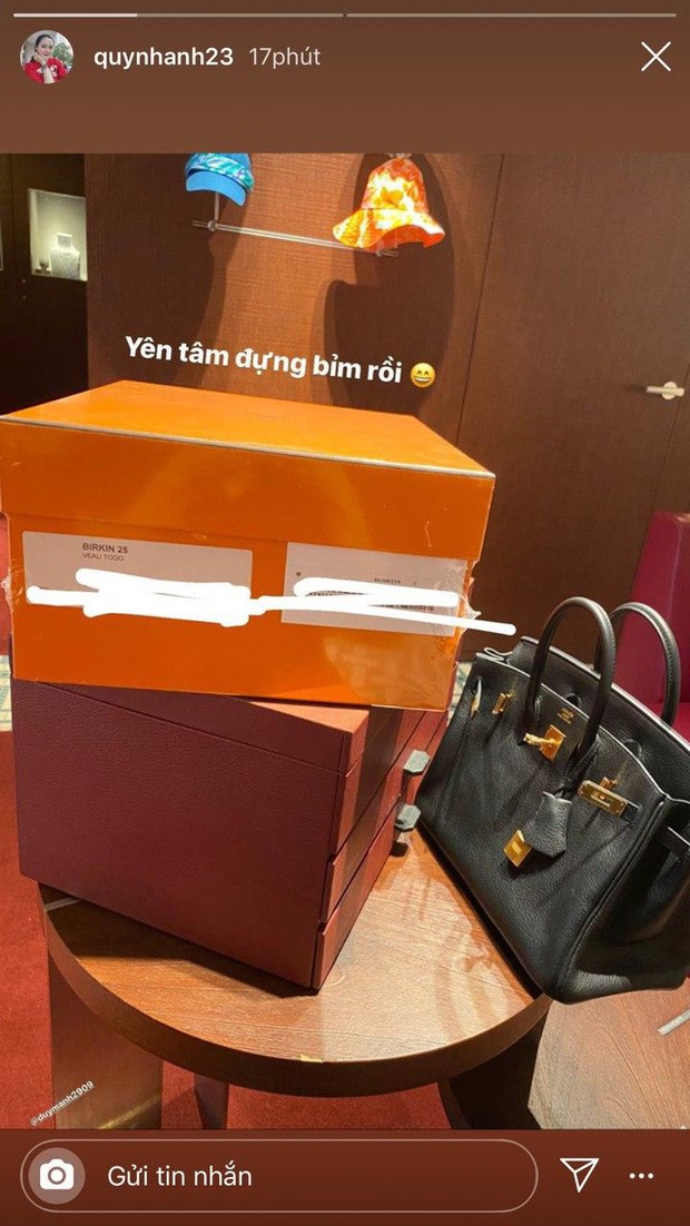 Quỳnh Anh - ái nữ cựu chủ tịch CLB Sài Gòn sắm túi Hermes hơn 500 triệu để... lấy hộp đựng bỉm cho con sắp sinh - Ảnh 4. Quỳnh Anh - ái nữ cựu chủ tịch CLB Sài Gòn sắm túi Hermes hơn 500 triệu để... lấy hộp đựng bỉm cho con sắp sinh - Ảnh 4.