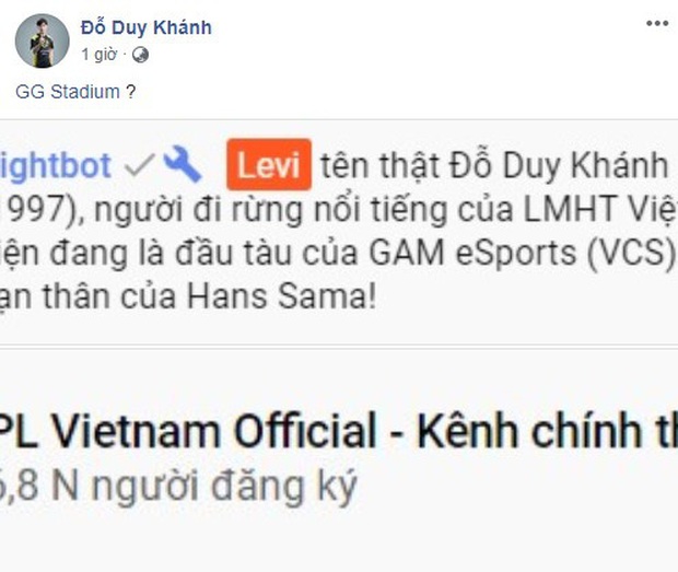 Bị khơi gợi lại chuyện tình tay ba với Liễu Ngọc - Hans Sama, Levi bức xúc lên tiếng trên trang cá nhân - Ảnh 1.