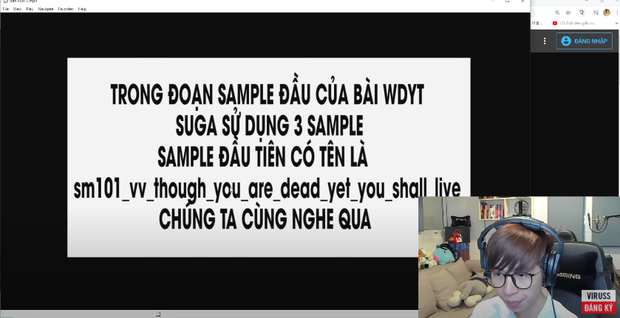 ViruSs đích thân chi tiền mua sample để bóc phốt sự thật ồn ào của SUGA (BTS) - Ảnh 2. ViruSs đích thân chi tiền mua sample để bóc phốt sự thật ồn ào của SUGA (BTS) - Ảnh 2.