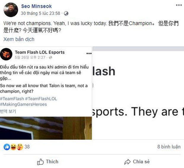 HLV trưởng của Talon Esports lên tiếng xin lỗi Team Flash về hành động lăng mạ đại diện VCS - Ảnh 2.