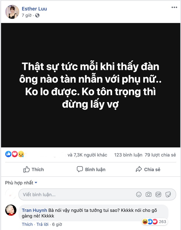 Hari Won đăng status bức xúc đàn ông tàn nhẫn với phụ nữ, không tôn trọng thì đừng lấy vợ, chuyện gì đây? - Ảnh 2.