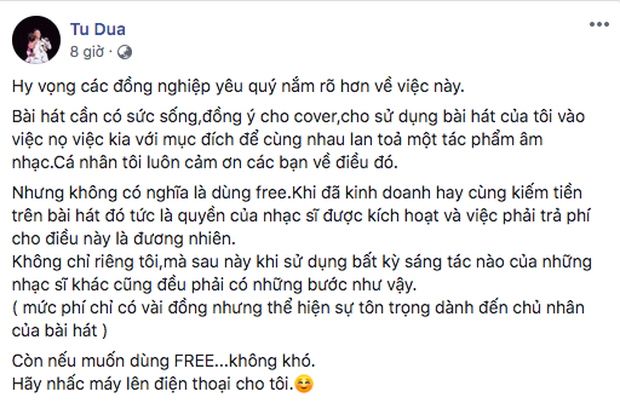 Đại diện Huỳnh Lập lên tiếng đáp trả nhạc sĩ Tú Dưa sau sự cố MV parody bị gỡ: Đã gửi mail xin phép và đóng phí sử dụng đầy đủ  - Ảnh 2.