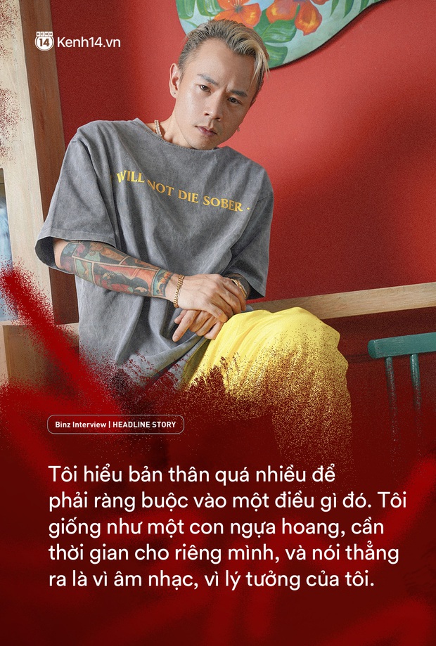 Binz: Tôi giống như con ngựa hoang, ai xem tôi như trò chơi thì tôi sẽ chơi cùng họ - Ảnh 7. Binz: Tôi giống như con ngựa hoang, ai xem tôi như trò chơi thì tôi sẽ chơi cùng họ - Ảnh 7.