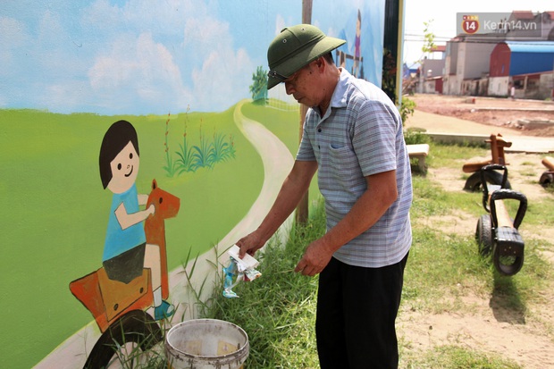 Bỏ 100 triệu đồng, 200 mét vuông đất làm công viên cho trẻ giữa thôn quê: “Phí vào cửa là những tiếng cười” - Ảnh 8.