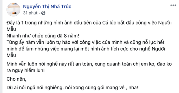 Nhã Trúc gây chú ý với quan điểm về nghề người mẫu sau 8 năm: Nghề này rất an toàn, xung quanh toàn chị em, đào không ra nguy hiểm! - Ảnh 3.