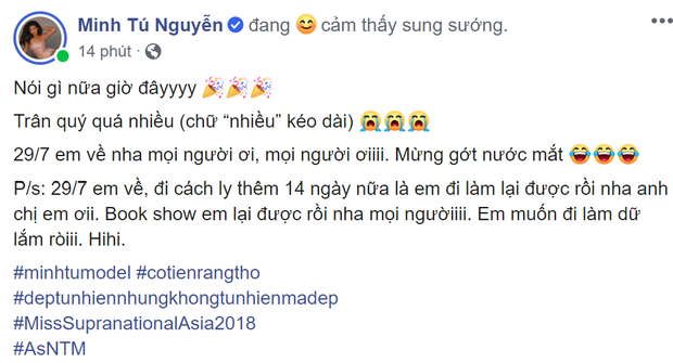 Minh Tú chính thức được trở về Việt Nam sau 4 tháng mắc kẹt tại Bali, vỡ òa khi nhận lịch bay - Ảnh 2.