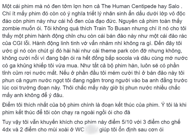 Peninsula (Train to Busan 2) bất ngờ bị netizen Việt chê baihua xa phần 1, xem chỉ tốn thời gian? - Ảnh 2.