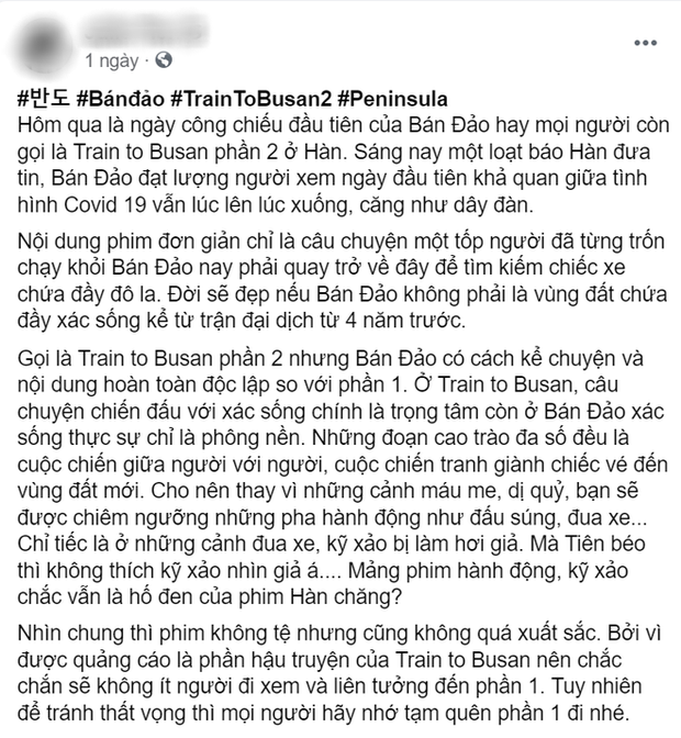 Peninsula (Train to Busan 2) bất ngờ bị netizen Việt chê baihua xa phần 1, xem chỉ tốn thời gian? - Ảnh 7.