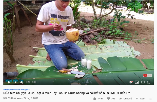 Trái dừa màu hồng kỳ lạ đang khiến dân mạng bàn tán xôn xao trên TikTok: Là thật hay lại chiêu trò “câu view”? - Ảnh 7. Trái dừa màu hồng kỳ lạ đang khiến dân mạng bàn tán xôn xao trên TikTok: Là thật hay lại chiêu trò “câu view”? - Ảnh 7.