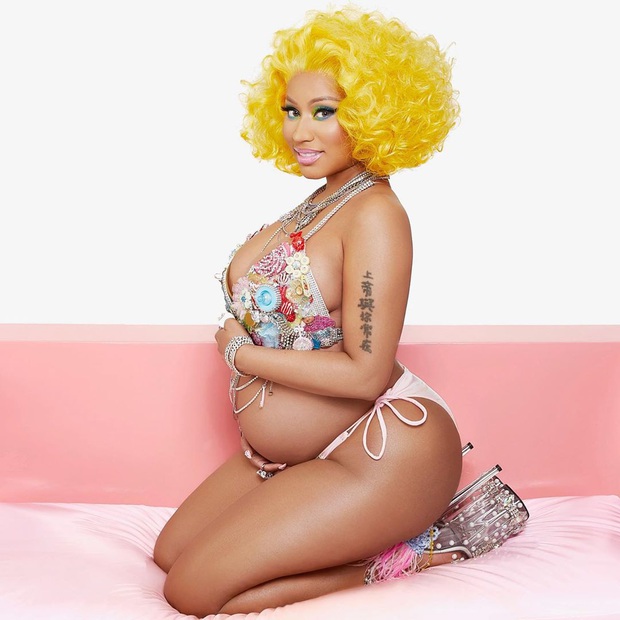 Nicki Minaj gây nổ MXH với bộ ảnh nóng bỏng chính thức thông báo mang thai, thu về 8 triệu like sau chưa đầy 1 tiếng - Ảnh 2.